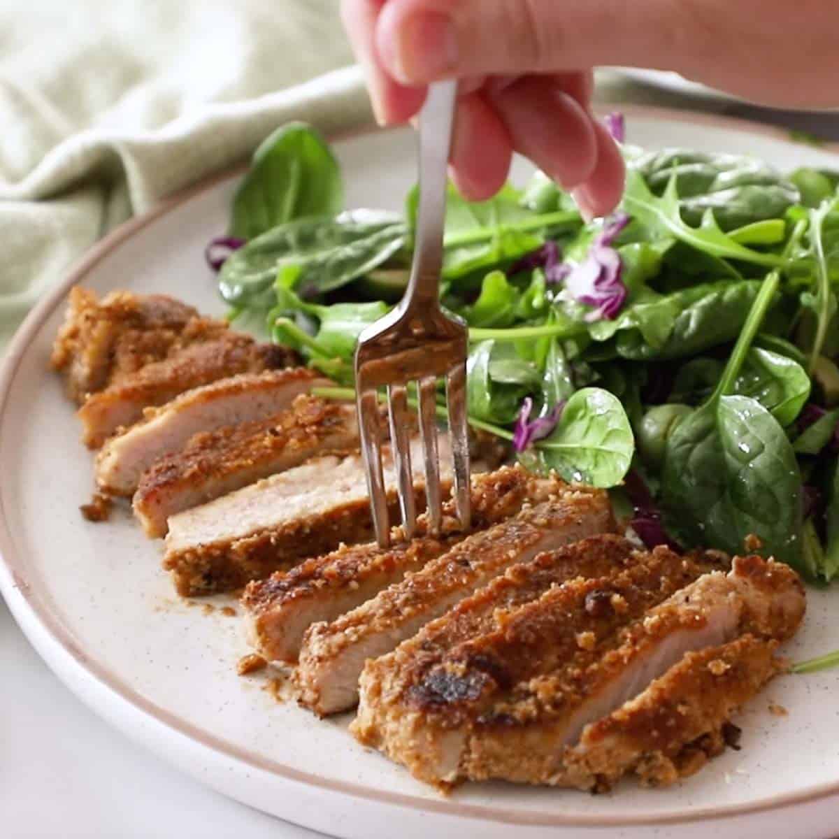 Almond-Crusted Baked Pork Chops
