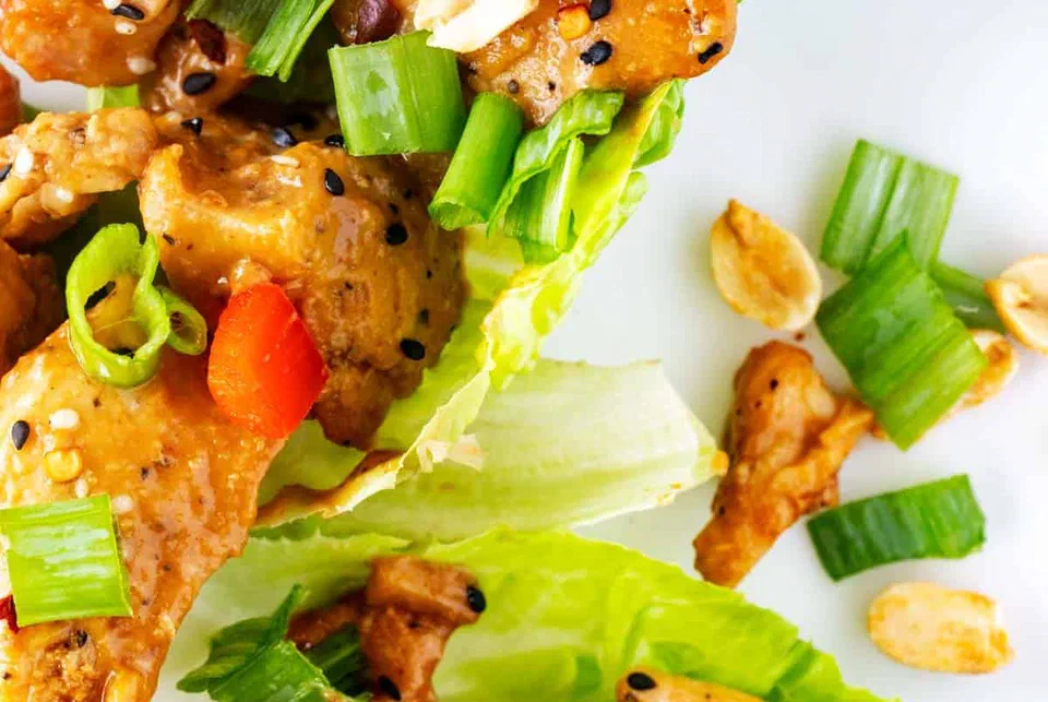 Asian Chicken Lettuce Wraps