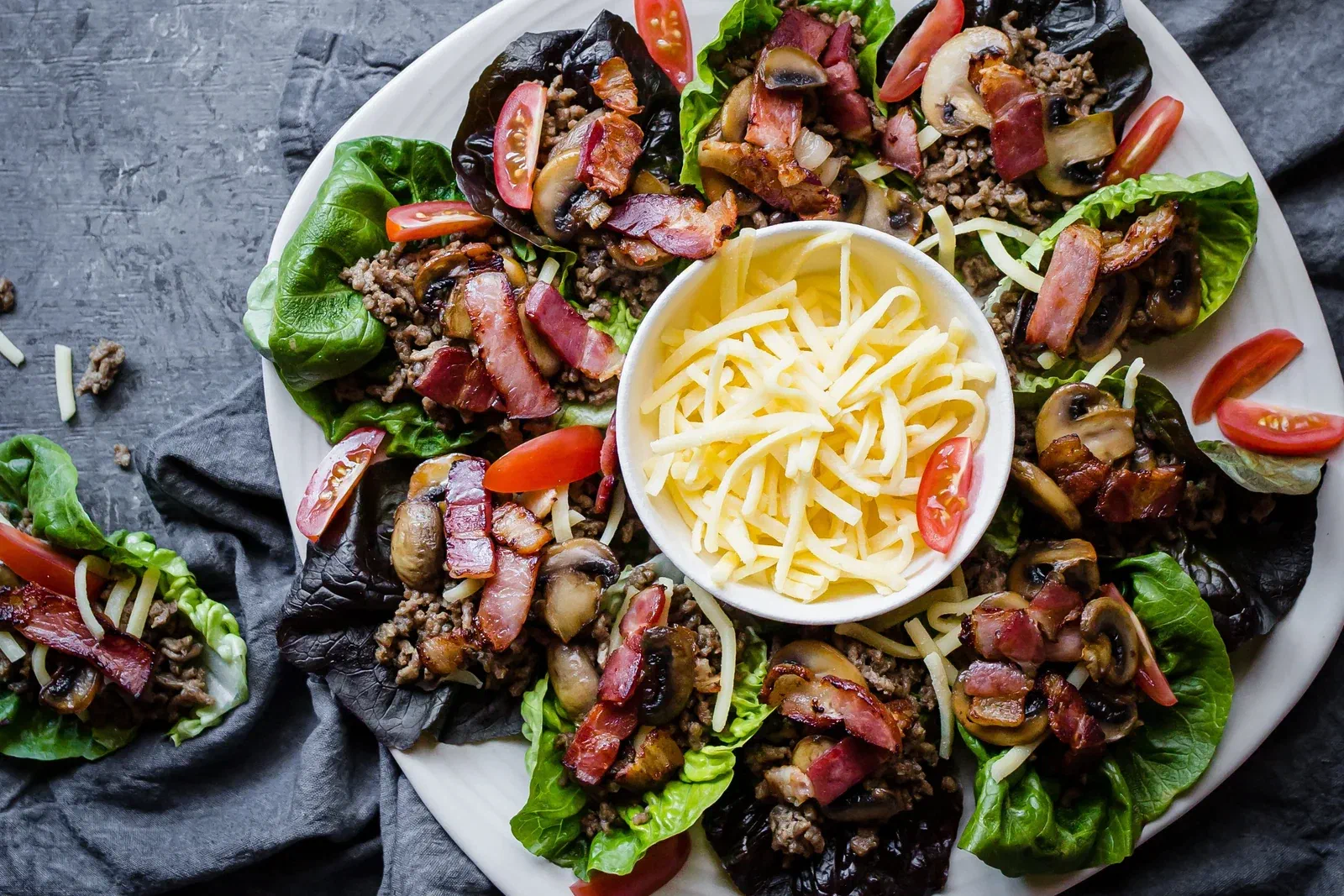 Bacon Cheeseburger Lettuce Wraps