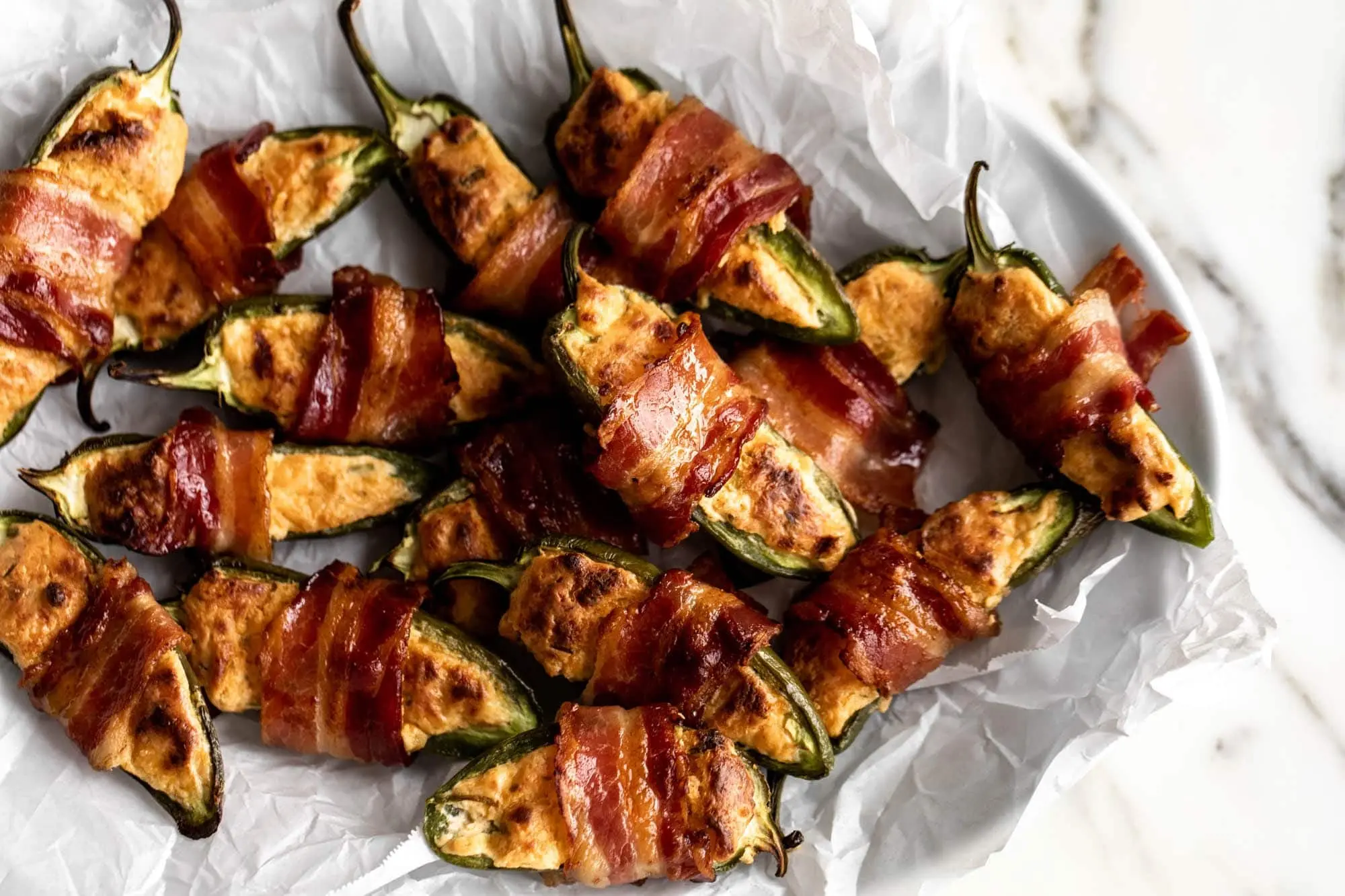 Bacon-Wrapped Jalapeño Poppers