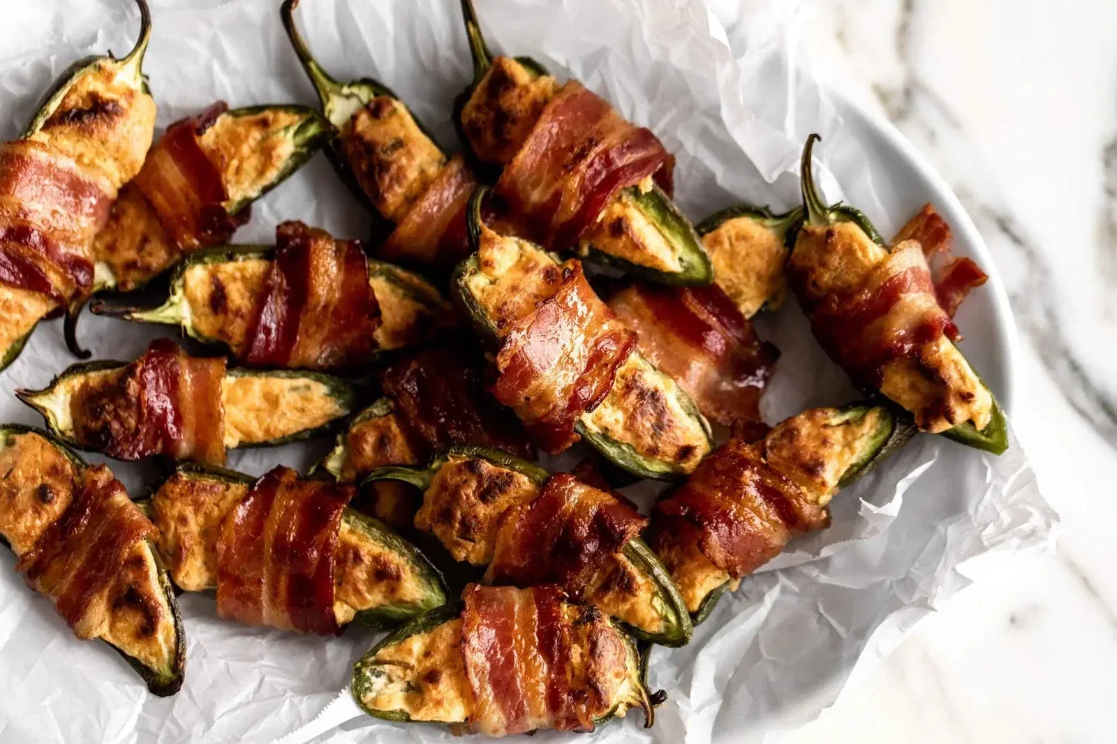 Bacon-Wrapped Jalapeño Poppers
