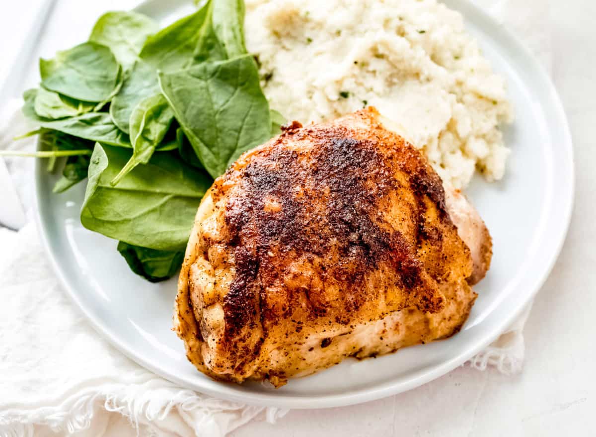 Blackened Cajun Chicken Thighs