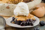 Blueberry Almond Cobbler