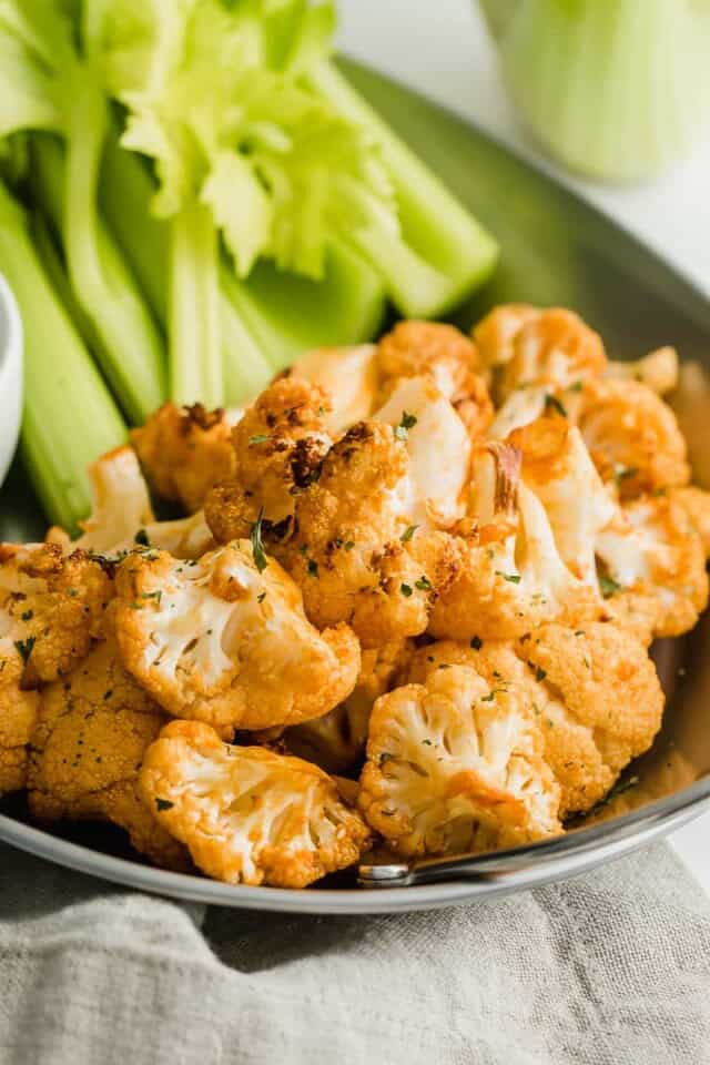Buffalo Cauliflower Bites