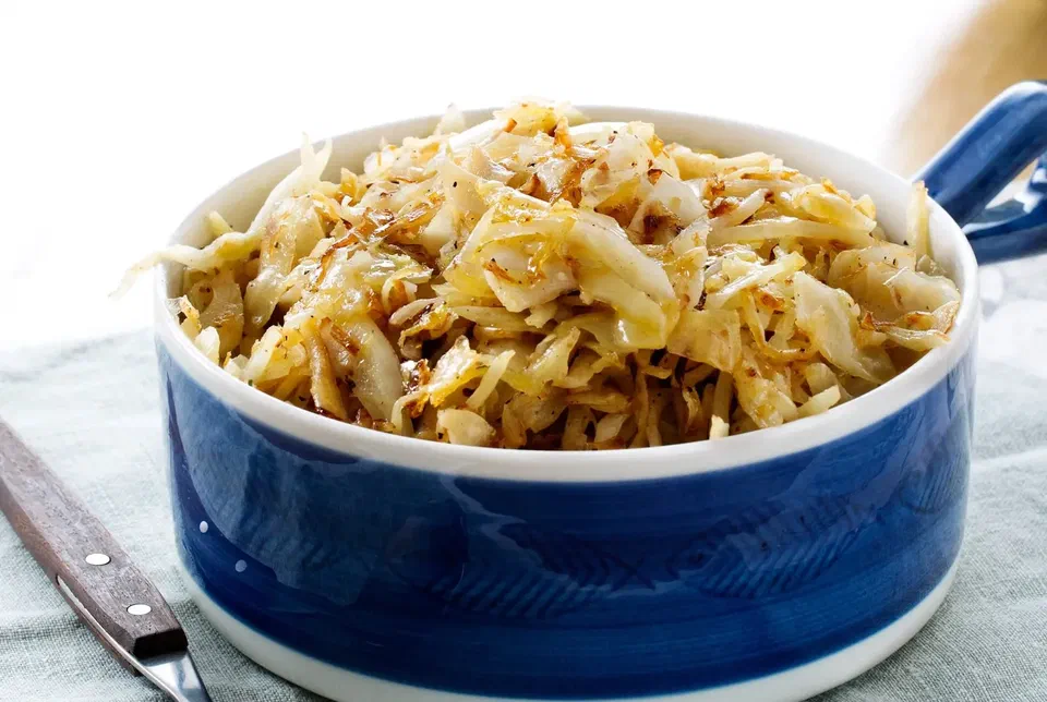 Butter-Fried Green Cabbage