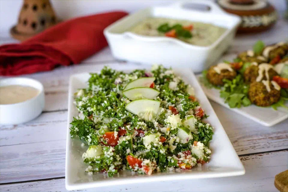 Cauliflower Tabbouleh with Parsley and Mint