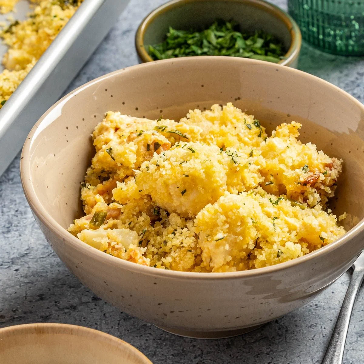 Cheesy Cauliflower Bake