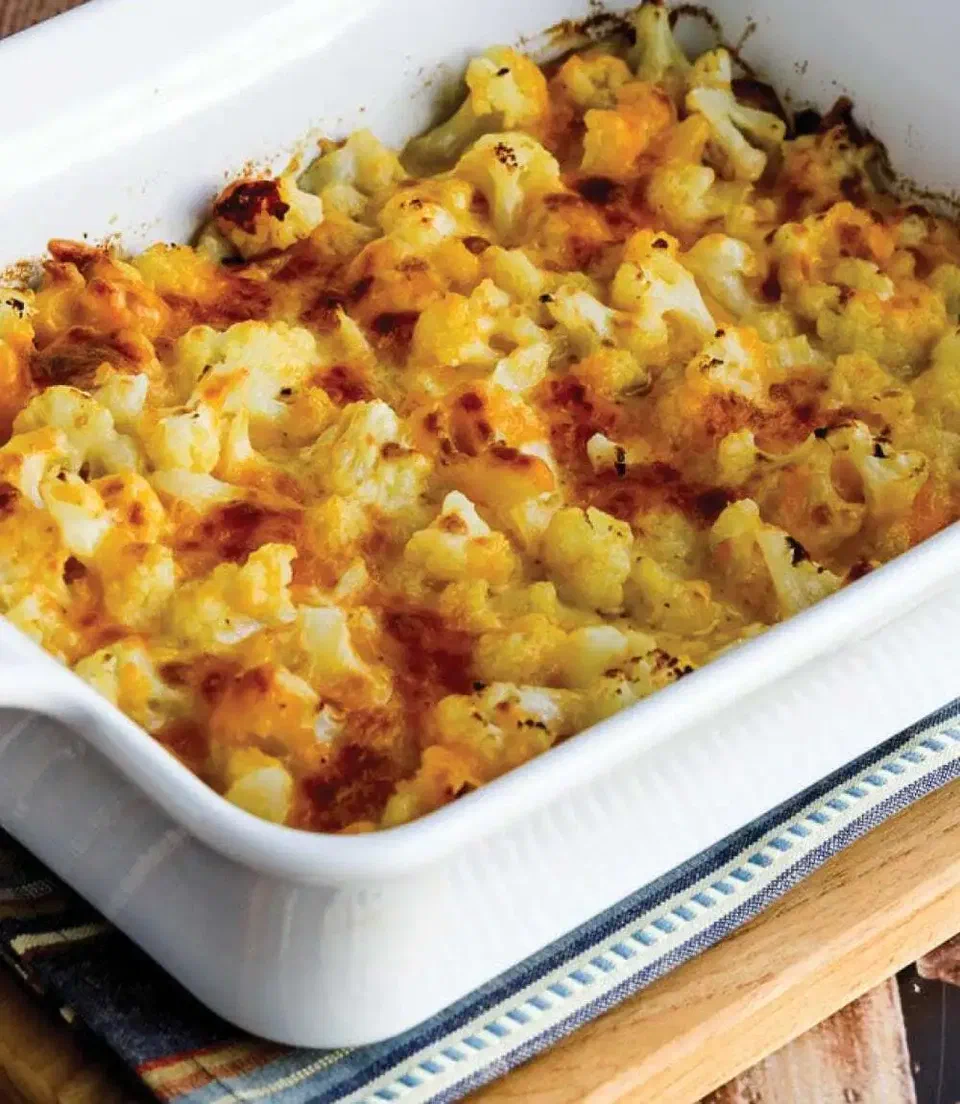 Cheesy Cauliflower Bake