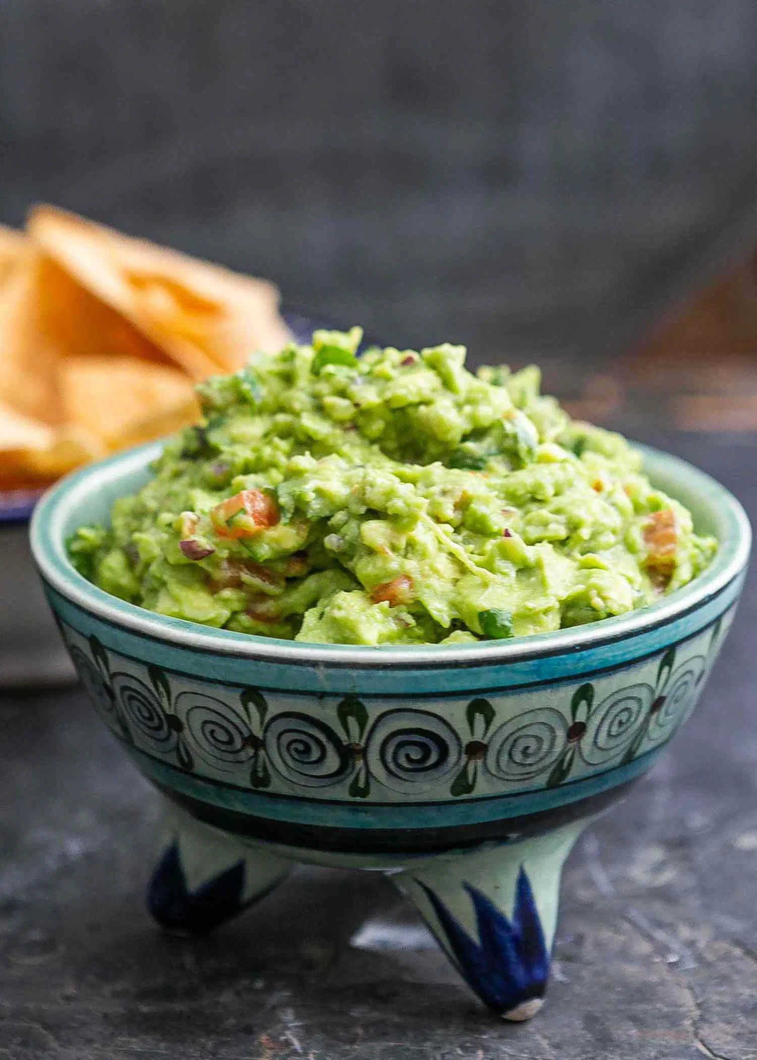 Chunky Guacamole with Tomato and Cilantro