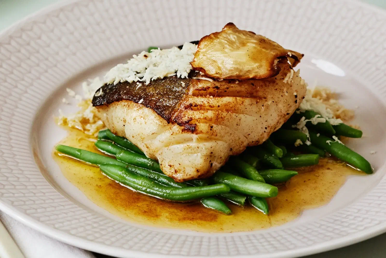 Cod Loin with Horseradish and Browned Butter