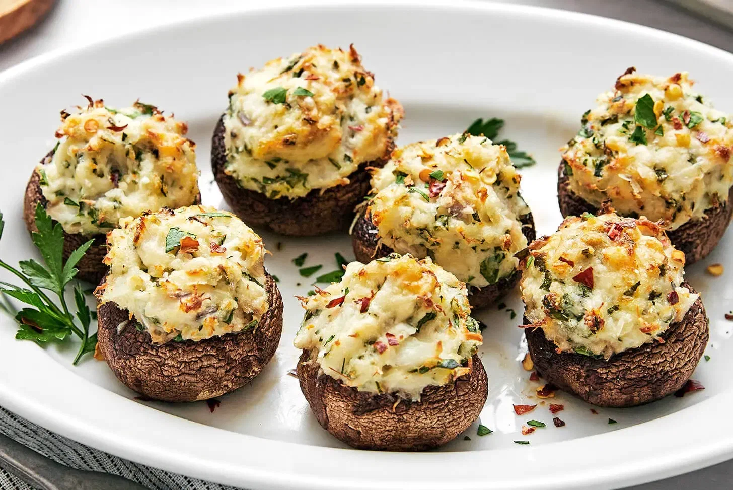 Crab Stuffed Mushrooms