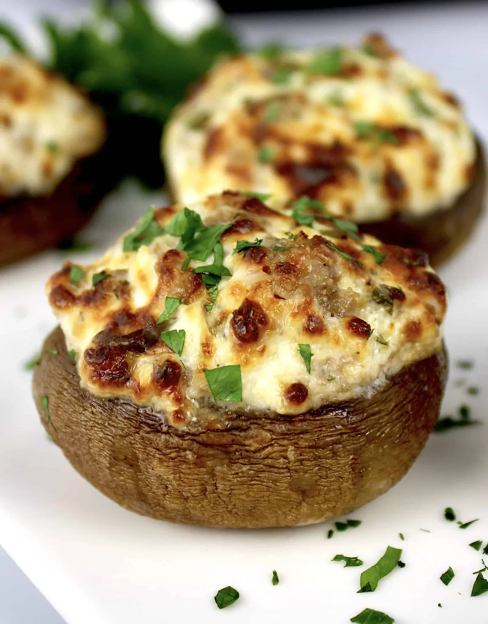 Cream Cheese and Bacon Stuffed Mushrooms