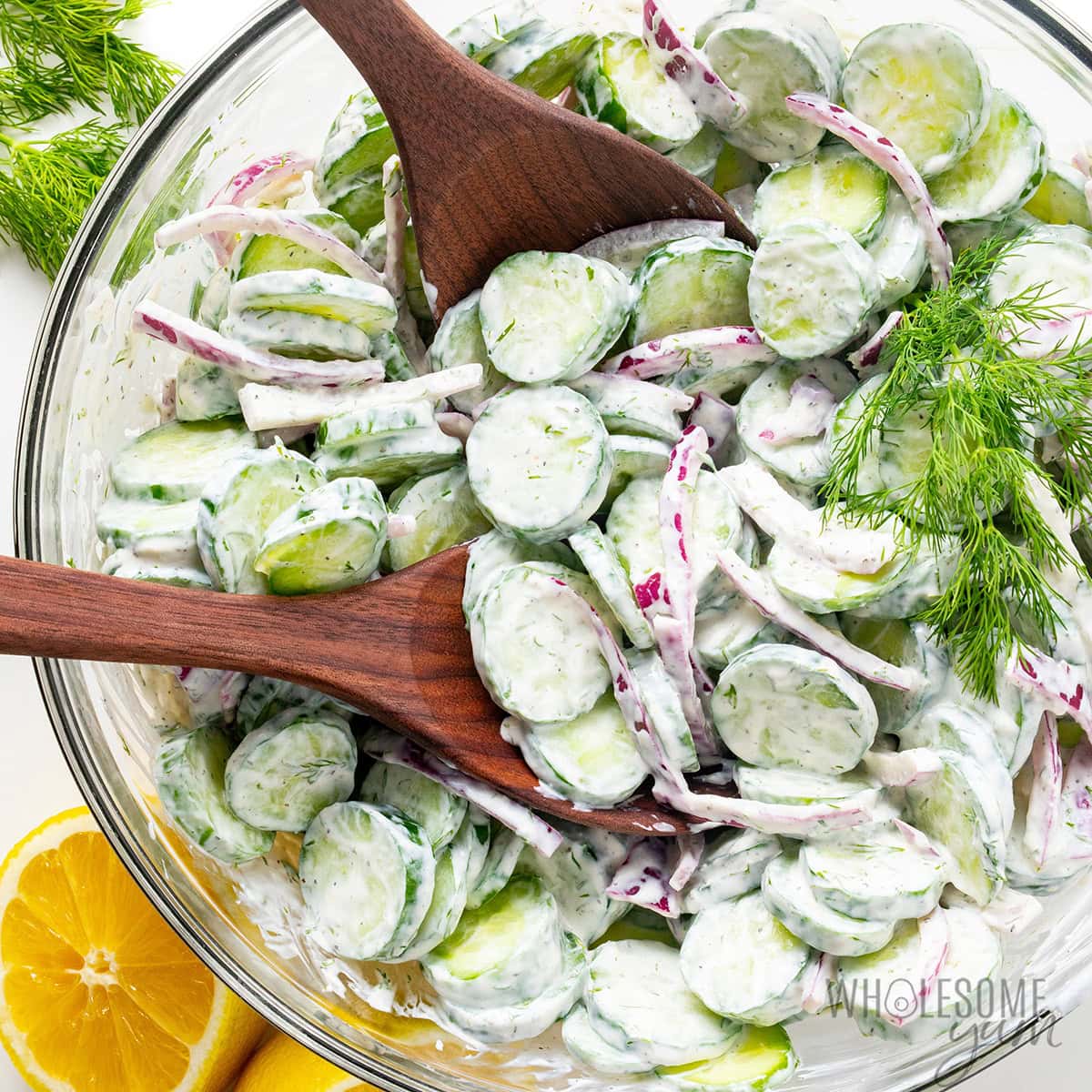 Creamy Cucumber Dill Salad