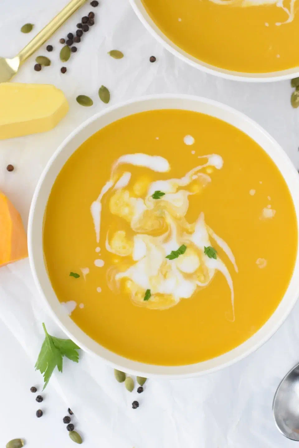 Creamy Pumpkin Coconut Soup