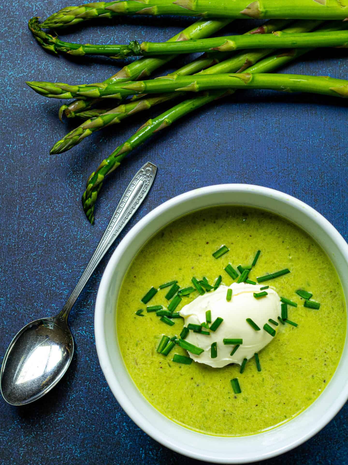 Creamy Roasted Asparagus Soup