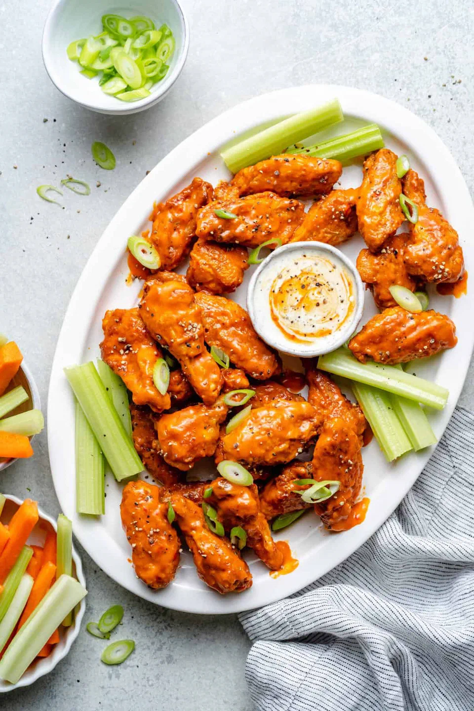 Crispy Baked Buffalo Chicken Wings