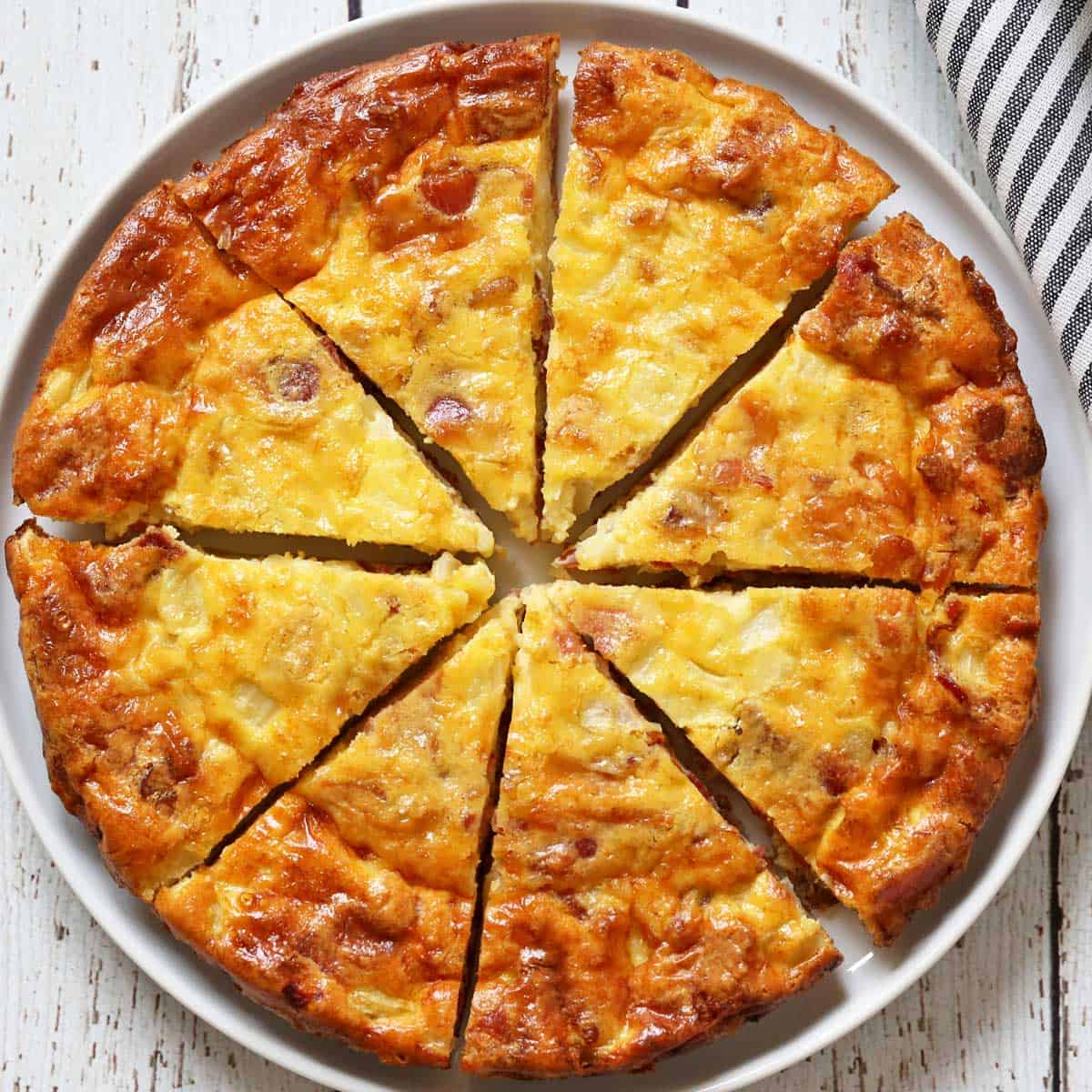 Crustless Quiche Lorraine