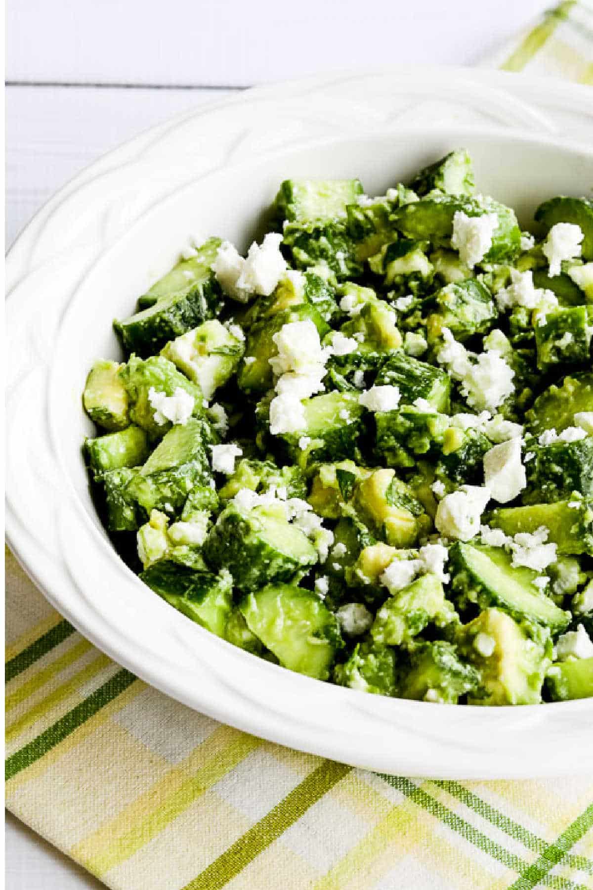 Cucumber Avocado Salad with Feta