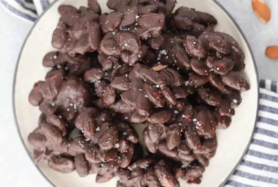 Dark Chocolate Almond Clusters