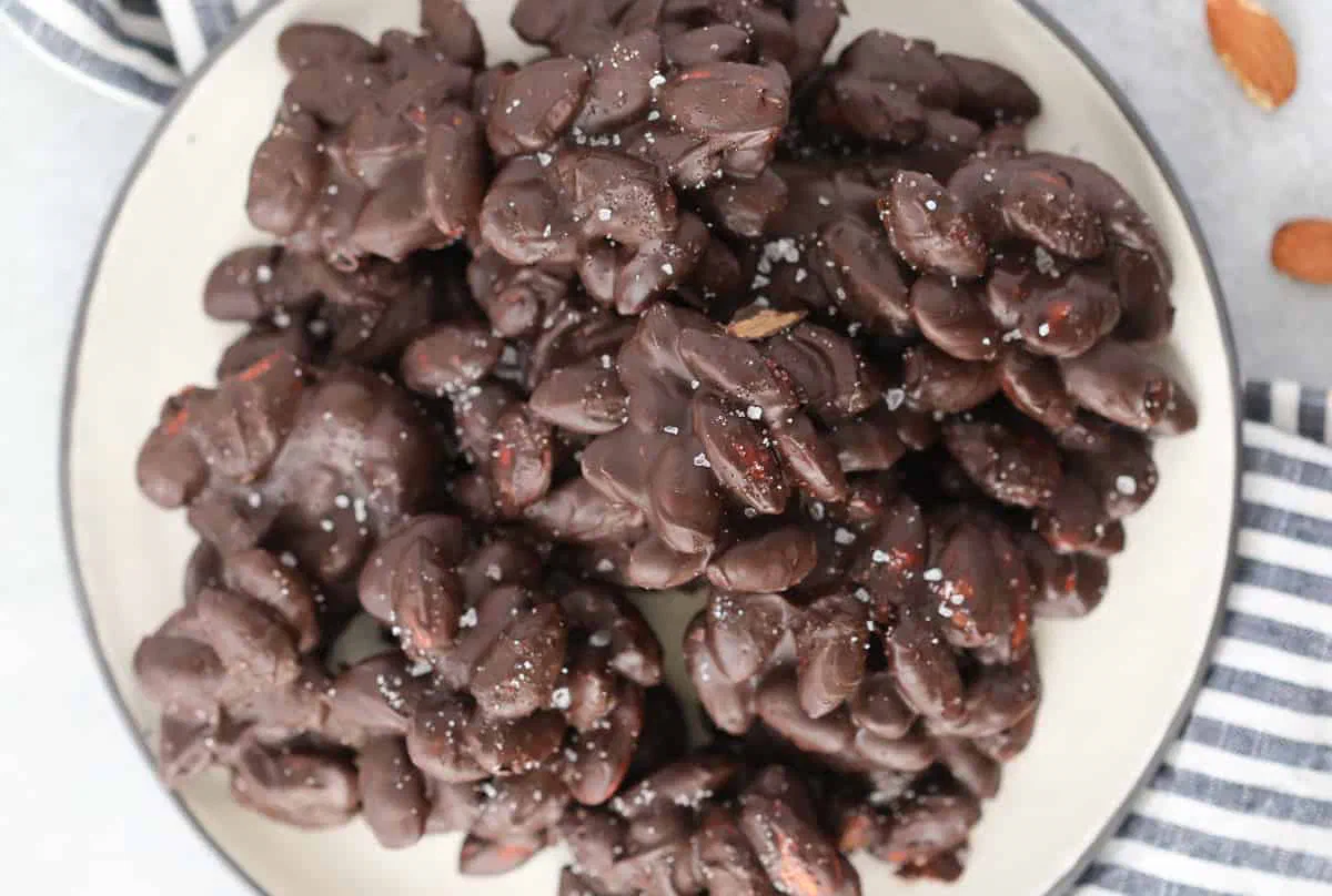 Dark Chocolate Almond Clusters