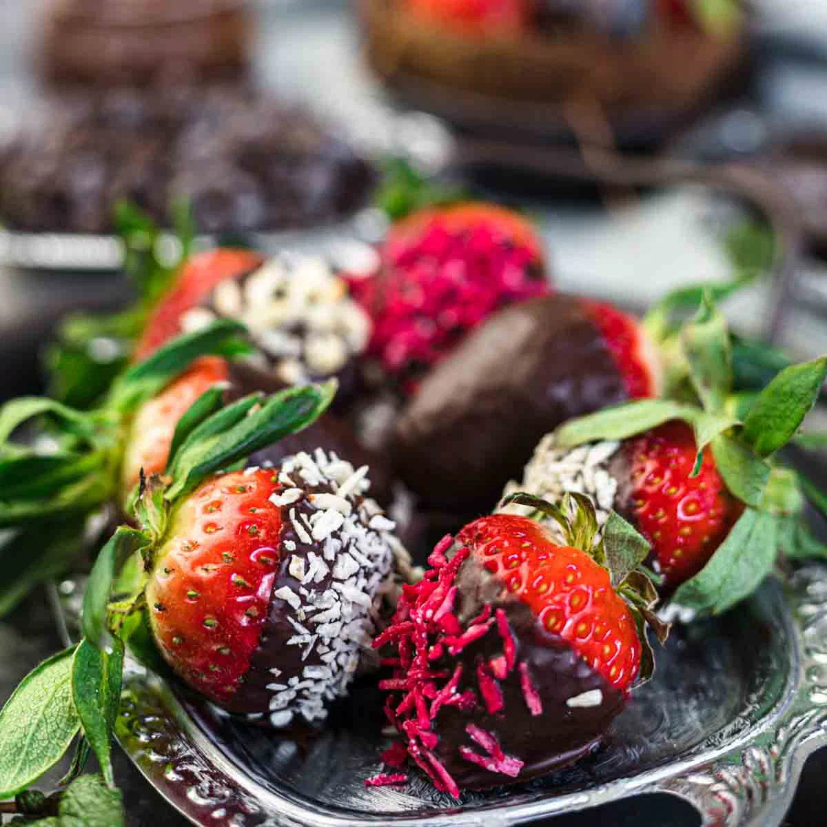 Dark Chocolate Covered Strawberries