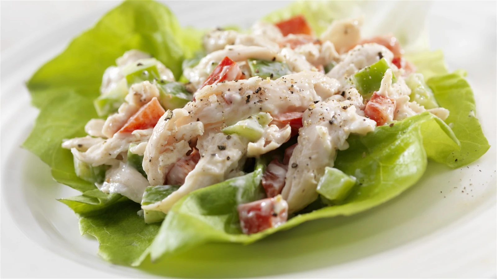 Deviled Ham Salad Lettuce Wraps