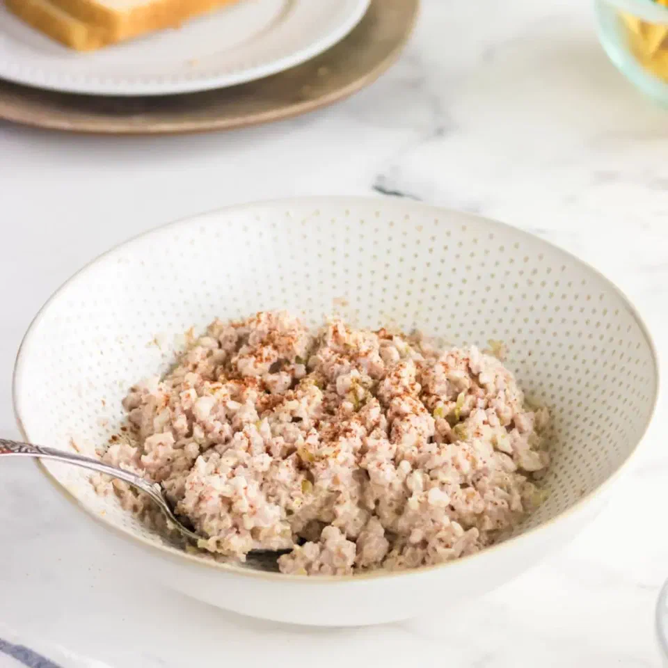 Deviled Ham Salad Lettuce Wraps