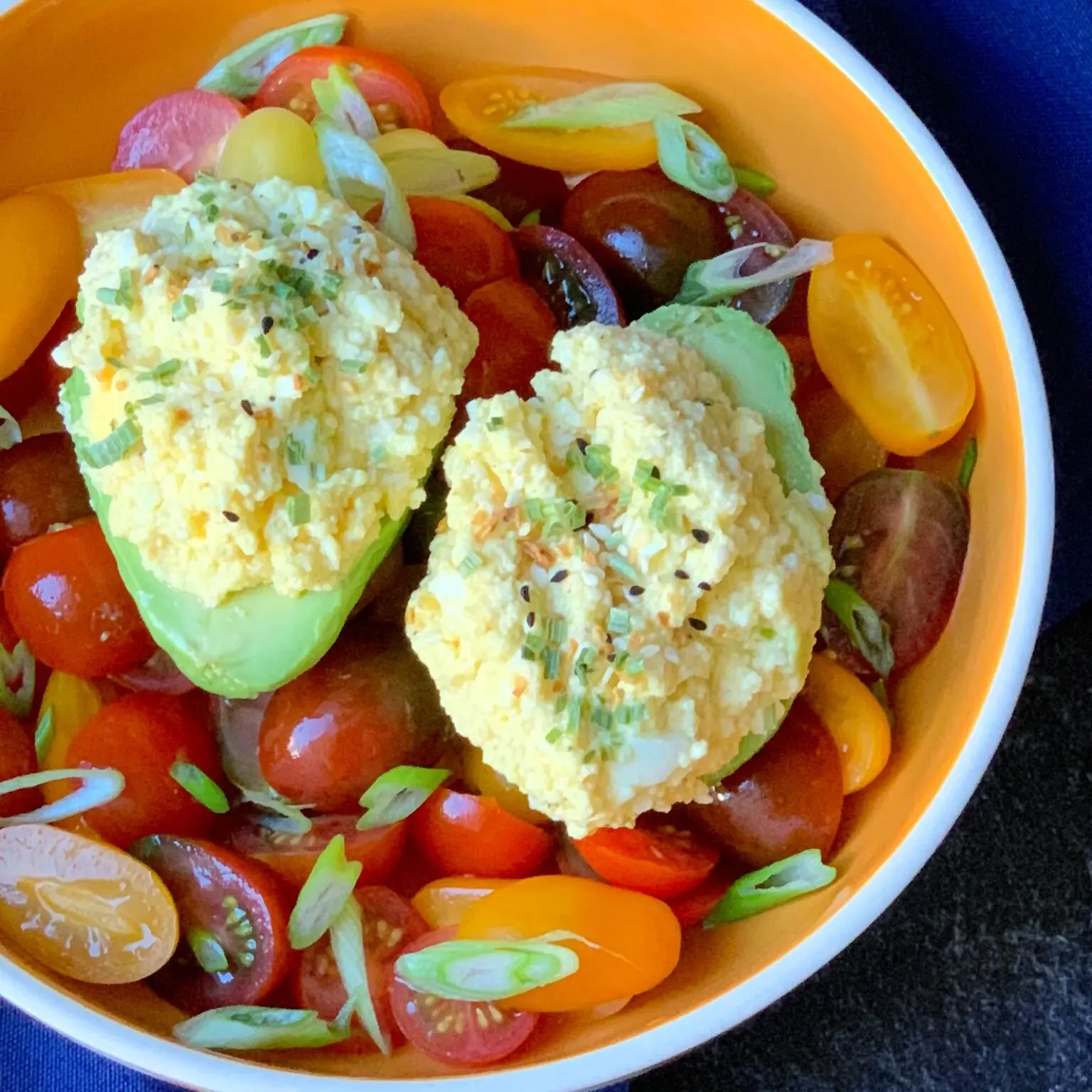 Egg Salad Stuffed Avocados