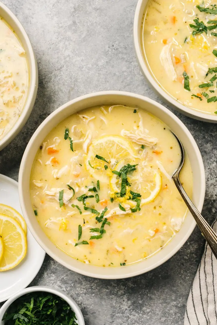 Greek Lemon Chicken Soup (Avgolemono)