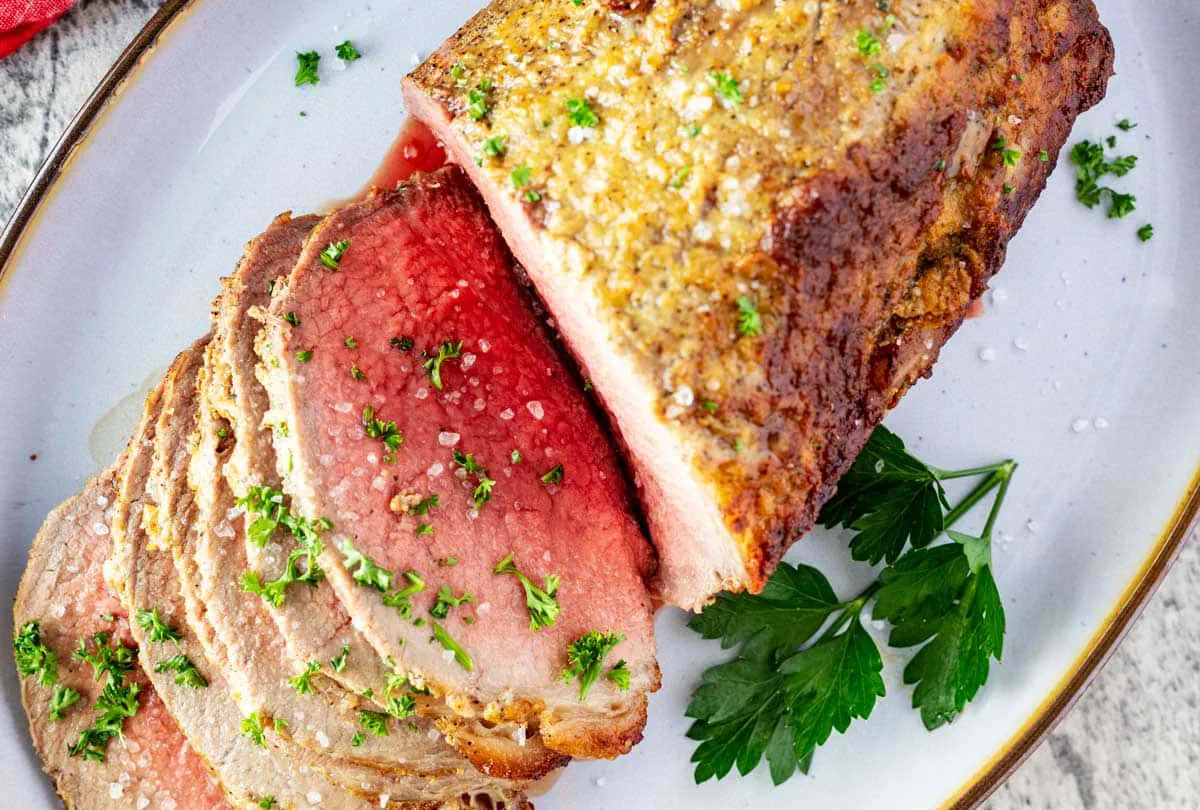 Garlic Herb Roast Beef