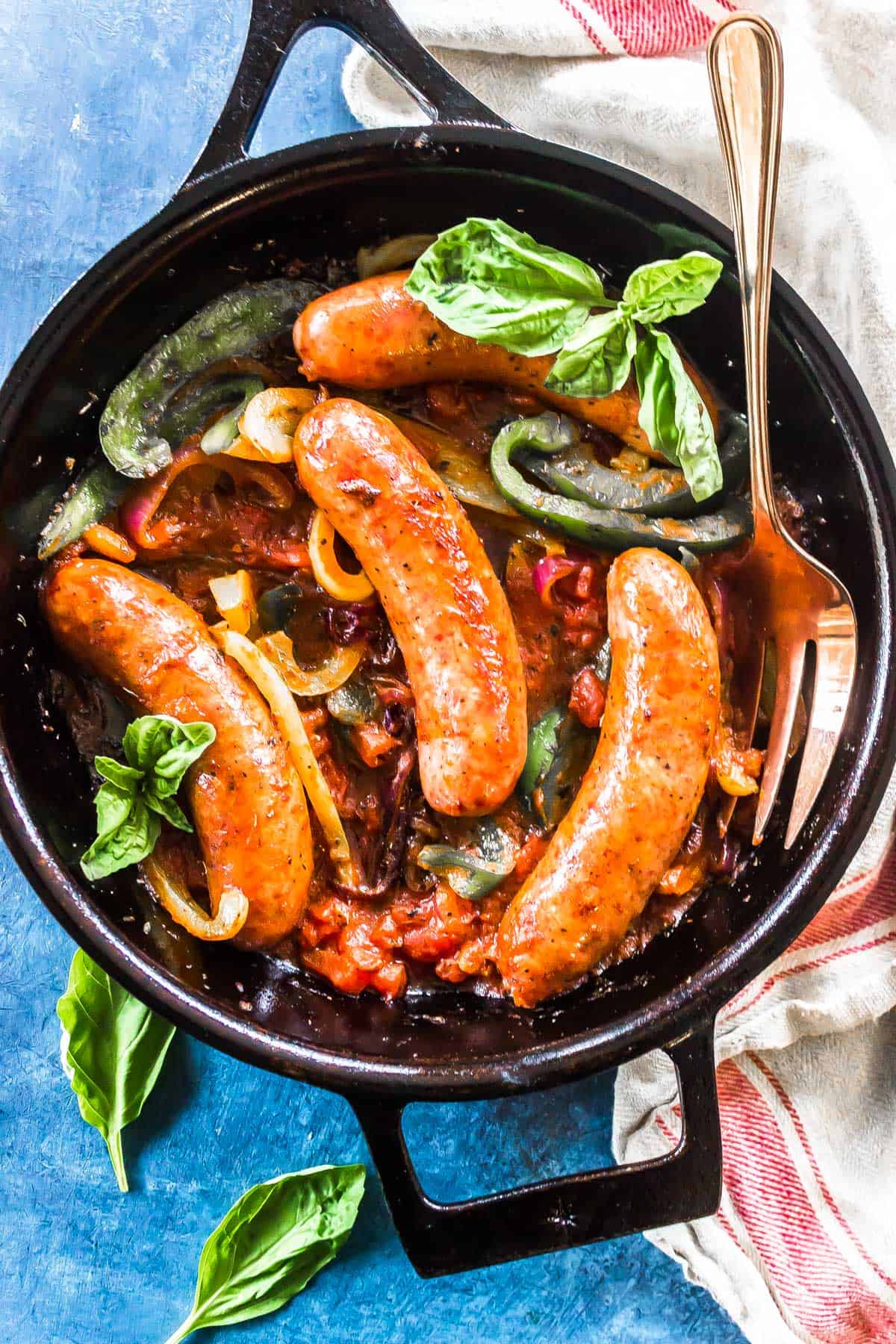 Italian Sausage and Peppers Skillet