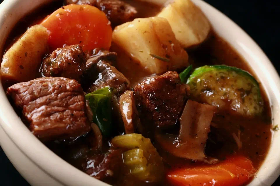 Keto Beef Stew with Turnips and Mushrooms