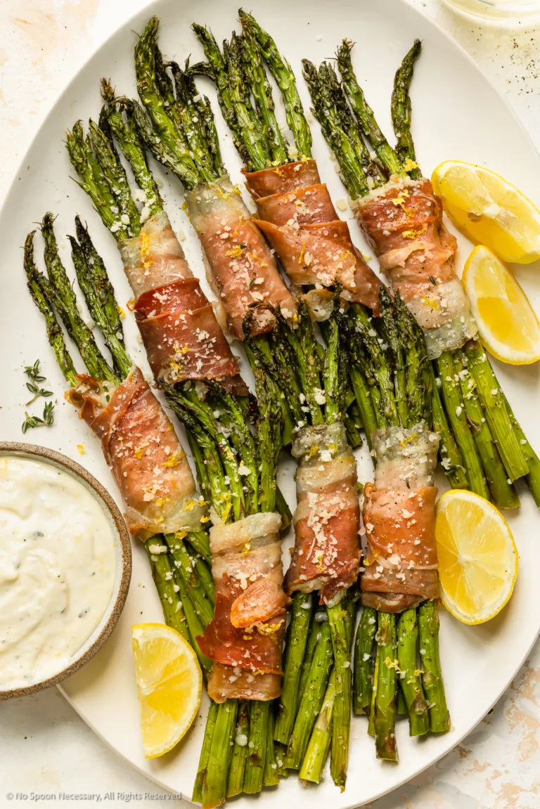 Lemon Butter Asparagus with Crispy Prosciutto