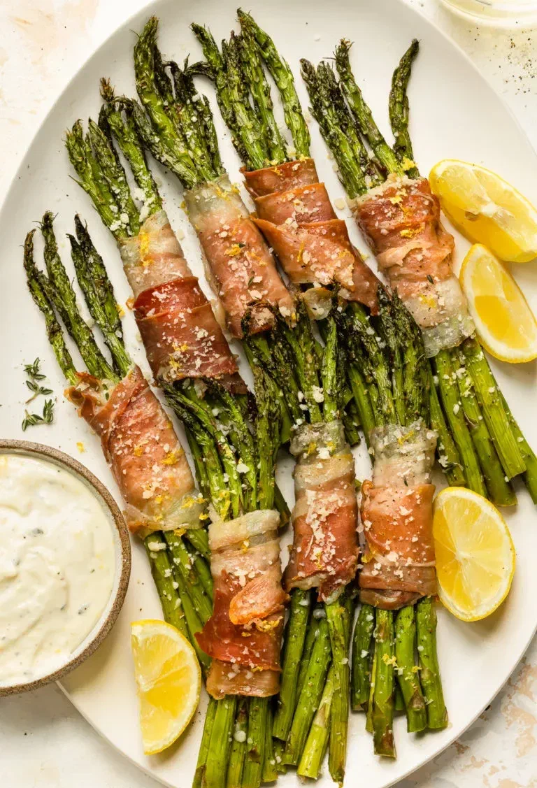 Lemon Butter Asparagus with Crispy Prosciutto