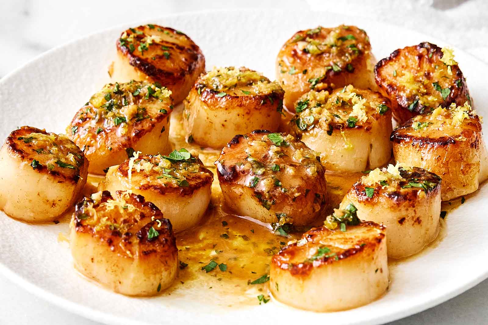 Lemon Garlic Butter Scallops