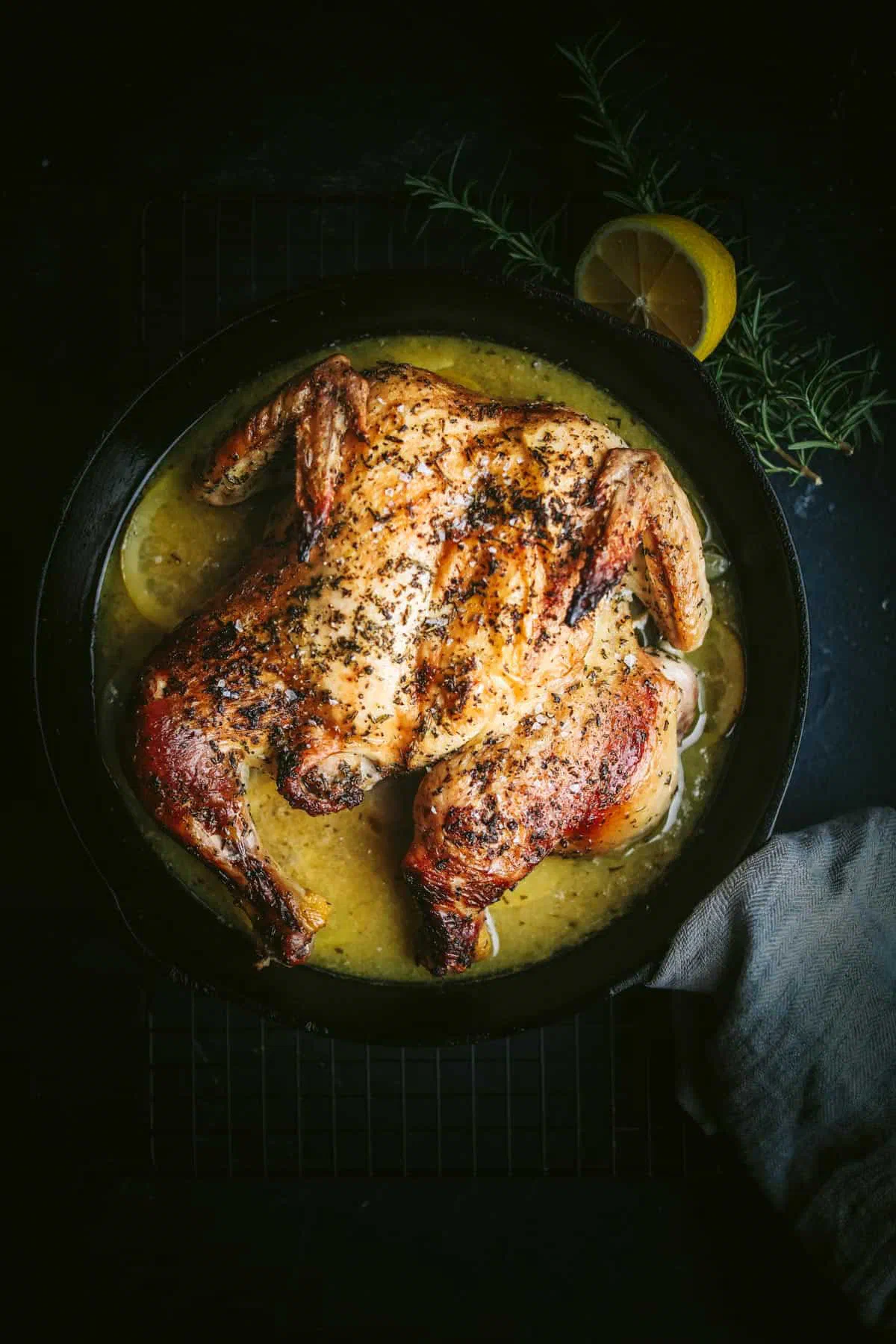 Lemon Rosemary Roasted Chicken