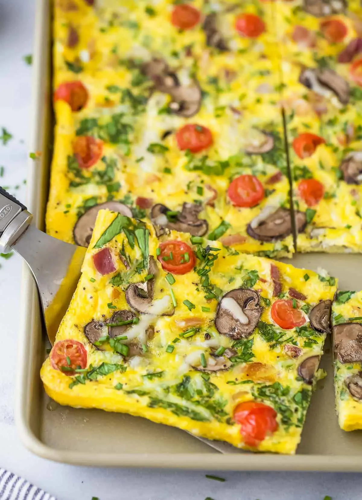 Pancetta and Spinach Frittata