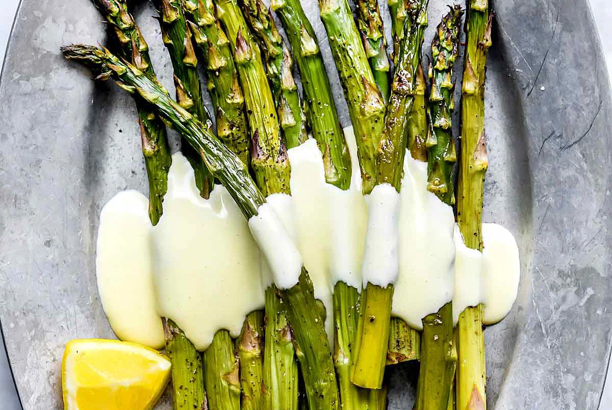 Roasted Asparagus with Hollandaise