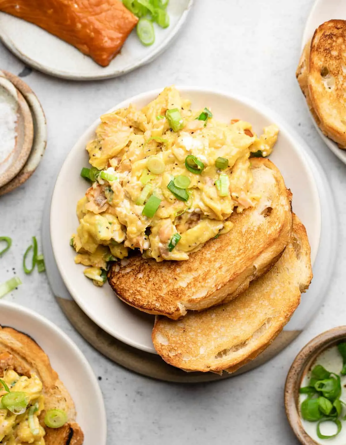 Smoked Salmon Scrambled Eggs
